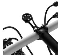 Soporte para computadora de 32 mm para Garmin Edge Explore, linterna y cámara de acción, compatible con Bryton, Wahoo y CATEYE, aleación de aluminio ligera, GPS, montaje frontal negro