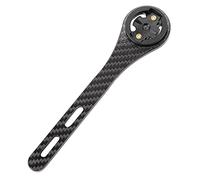 Soporte para Computadora de Bicicleta, con Base para Cámara y Soporte de Luz 6.4x1.6x1.1in Soporte para Computadora de Ciclismo de Fibra de Carbono Negro Vástago de Manillar