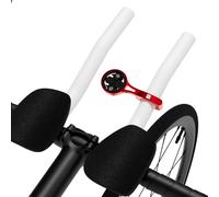 Soporte para computadora GPS AeroBar para Garmin Edge Explore, soportes GPS de aluminio para manillar TT de 22.2 mm, instalación de linterna y cámara de acción, compatible con Bryton, Wahoo y CATEYE
