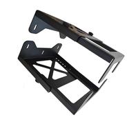 Soporte para computadora portátil debajo del escritorio, bandeja de deschatarra, debajo de la estantería de escritorio para servidor de CPU NAS de sobremesa