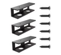 Soporte para computadora portátil debajo del escritorio, soporte para computadora portátil en el lado del escritorio - Soporte ergonómico antideslizante para computadora portátil - Elegante