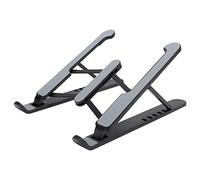 Soporte para Computadora Portátil, Elevador Elevador Soporte para Computadora Multiposición para Mesa de Escritorio Cama para Computadoras Portátiles de 11 a 17"(negro)