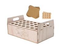 Soporte para conos de confeti, caja de bandeja de soporte, caja de cono de cartón con 30 tarjetas kraft | Bandeja decorativa multifuncional con adhesivo adhesivo para pétalos, ramos, dulces, chocolate