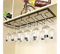Soporte para copas de vino con 6 rieles para 12-18 copas, 60 x 22,5 x 5,5 cm