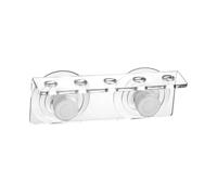 Soporte para Coral Acuario Fila Sencilla Compacto Hecho en Acrílico Doble Ventosa Transparente Base Resistente Seguro para Propagación, 5 Agujeros