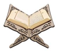 Soporte para Corán, soporte plegable de madera para Corán, para libros para lectura de oración, exhibición de la Biblia musulmana, para revistas de libros de cocina para el hogar