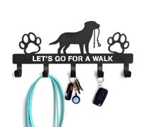 Soporte para correas de perro para pared, soporte para correas de pared, soporte de pared para dar un paseo, llavero para decoración de pared, estante para llaves para amantes de los perros,