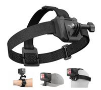 Soporte para Correas para Cabeza para cámara con Clip para Tapa, Soporte para cinturón para la Cabeza de liberación rápida Compatible con GoPro Hero 11-5, dji y la mayoría de Las cámaras de acción