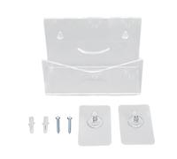 Soporte para correo de acrílico transparente grueso, organizador de cartas para archivos montado en la pared soporte para clasificador de sobres encimera para suministros