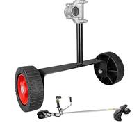 Soporte para Cortacésped, Rueda de Soporte para Cortacésped Ajustable, Ruedas de Apoyo para Desbrozadoras, Ruedas para Camión de Mano, Cortadora de Césped Auxiliar, para Jardinería