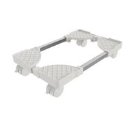 Soporte para CPU Soporte de CPU Ajustable Debajo del Escritorio, Soporte de Torre for PC móvil, Soporte de Piso for PC con 4 Ruedas giratorias for Oficina en casa Soporte para PC(Blanco)