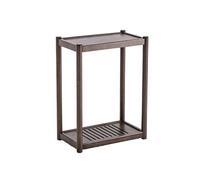 Soporte para CPU Soporte de CPU móvil de 2 niveles, soporte de torre de madera for PC con ruedas invisibles, soporte de caja principal de PC de pie for el hogar y la Oficina Soporte para PC(Bruin,Gran