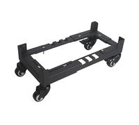 Soporte para CPU Soporte de CPU móvil Soporte de chasis de host de escritorio de metal Soporte de piso for caja de CPU con ancho ajustable y ruedas de bloqueo, negro Soporte para CPU para PC(M)