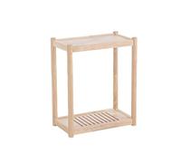 Soporte para CPU Soporte de madera for torre de PC, soporte for CPU, soporte rodante for CPU de varios niveles, carrito de impresora de escritorio móvil con ruedas giratorias invisibles for oficina y