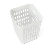 Soporte para cubiertos, organizador de fregadero, escurridor, cuchara de almacenamiento, cesta de drenaje, organización de cocina, cesta de fregadero de plástico, cesta de lavavajillas para cubiertos