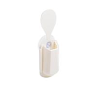 Soporte para cucharas de arroz A - Soporte de utensilios de cocina para espátulas de arroz y cucharas de cocina, diseño con montaje lateral en pared o hornillo, instalación fácil, fuerte agarre