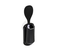 Soporte para cucharas de arroz de cocina, organizador de soporte de pala, estante de utensilios de encimera de 6 x 4 pulgadas para cocinar, soporte de espátula de arroz sin BPA con fuerte succión