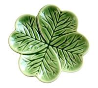 Soporte para cucharas de cerámica, soporte para cucharas hecho a mano de cuatro hojas, amuleto de buena suerte para cocina, resistente al calor y apto para lavavajillas, para utensilios pa.