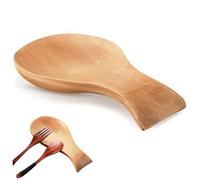 Soporte para cucharas de madera, soporte para cucharas de madera, moderno, rústico y liso para estufa, utensilio de granja para espátula, cepillo o pinza, decoración de mostrador de cocina, s