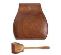 Soporte para cucharas de madera, soporte para cucharas moderno, rústico y liso para estufa, para utensilios de granja para espátula, cepillo o pinza, decoración de mostrador de cocina, soport