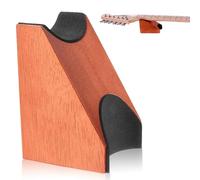 Soporte para cuello de guitarra, soporte para el cuello de guitarra, soporte para el cuello de madera, herramienta de reparación de guitarra, herramienta de limpieza, color naranja