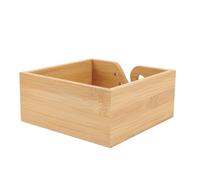 Soporte para cuencos de ganchillo, forma cuadrada, de bambú, para tejer