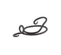 Soporte para cuerna, grande o pequeño, de acero, para cuernas de 0,2 a 0,7 litros, estilo vikingo o de la Edad Media, Negro , Klein