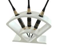 Soporte para dardos - Estante de almacenamiento de escritorio vertical compacto, cuerpo de visualización de dardos impreso en 3D, estante de mesa que ahorra espacio, silla de sala de juegos, punta de
