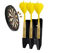 Soporte para dardos montado en la pared, organizador de dardos que ahorra espacio, estante de almacenamiento seguro para dardos, soporte de seis compartimentos con fácil acceso, organizador de