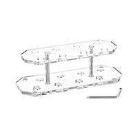 Soporte para dardos transparente - Soporte de exhibición de acrílico con capacidad para 8 piezas | soporte de dardos acrílico | Para mis amigos, bar en casa, sala de juegos, escritorio