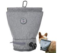 Soporte para de excrementos de Perro antiolor para Correa | Dispensador de Bolsas de excrementos de Gran Capacidad con mosquetón, con Apertura en Cruz, Soporte