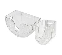 Soporte para De Pañuelos De Pared | 2 Piezas Porta Servilletas Transparente,Almacenamiento para Toallitas de Cocina | para Garaje Taller Escritorio Lateral del Baño Cocina Salón Hogar