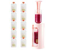 Soporte para de salsa de manzana, kit de recambio de bolsas de alimentos, exprimidor portátil pequeño creativo sin pura, contenedor de almacenamiento de puré de frutas para alimentos para niños