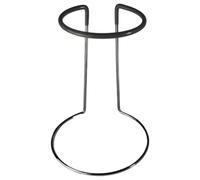 Soporte para decantador de whisky: soporte estable recubierto de goma, estante de secado para botellas de whisky, soporte de vidrio seco al aire, encimera | Estante de mantenimiento de vidrio de