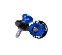 Soporte para deslizadores de motocicleta Para ZX10R 2010-2020 2021 2022 2023 ZX-10R M8 CNC Aluminio Tornillos De Soporte Para Carretes Basculante(8MM-Blue)