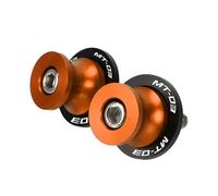 Soporte para deslizadores de motocicleta Per MT-03 2005-2021 2019 2020 2022 2023 6MM Viti Per Supporto Forcellone Per Moto Slider(6MM-Orange)