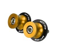 Soporte para deslizadores de motocicleta Per MT-03 2005-2021 2019 2020 2022 2023 6MM Viti Per Supporto Forcellone Per Moto Slider(6MM-yellow)