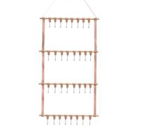 Soporte Para Diadema - Cuero, Organizador Para Lazos Para El Cabello Durable Resistente A La Deformación | Solución Organizadora De Exhibición De Múltiples Accesorios Con 36 Ganchos, Para Habitaciones