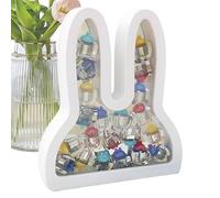Soporte para dientes de bebé | Soporte para dientes perdidos con etiquetas, caja de almacenamiento de dientes en forma de conejo, recuerdo de dientes para niños y niñas, hogar, escuela, cumpleaños