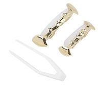 Soporte Para Dientes De Hip Hop, Uso Seguro Dientes Falsos De Cobre Hip Hop Fácil De Quitar Reutilizable Para Desfiles De Moda De Hip Hop Para Fiestas De Halloween(oro)