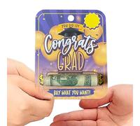 Soporte para dinero de graduación, cartera acrílica para dinero de graduación, clip de dinero de graduación, graduación para amigos, cartera de dinero de graduación, cartera para tarjetas, tipo B,