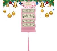 Soporte para Dinero de Navidad, Bolsa con 10 Ranuras, Soporte para Tarjetas de Navidad, para Fiestas, presupuestos, boletos, Celebraciones, Eventos