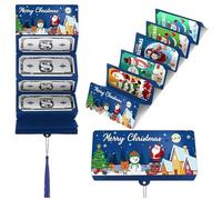 Soporte para dinero de Navidad o tarjetas de regalo con sobres, soporte para dinero sorpresa de Navidad, soporte para tarjetas de regalo de Navidad sorpresa para suministros de dinero en efectivo de