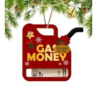 Soporte para dinero de Navidad - Organizador de tarjetas de regalo de madera 2D | Sobres de dinero para fiestas de vacaciones, soporte decorativo para monedas para hombres y mujeres, papel de regalo