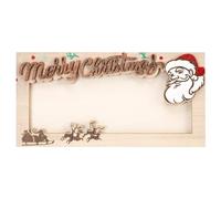 Soporte para dinero de Navidad, tarjeta de dinero en efectivo, funda de regalo de madera, sobre de dinero festivo, accesorio de regalo de temporada para familiares y amigos durante celebraciones de