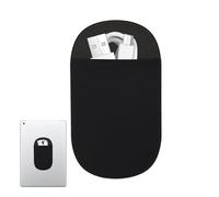 Soporte para disco duro externo para laptop, funda delgada adhesiva reutilizable, bolsa organizadora de almacenamiento portátil, bolsa de accesorios resistente al agua, para magia, cables, auriculares