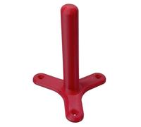 Soporte para discos abrasivos con base de puntos, Red | puntos de montaje visibles, puesto de almacenamiento central, almacenamiento en disco definido para talleres y