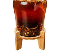 Soporte Para Dispensador De Bebidas,Base De Madera Para Articulos De Fiesta,Porta Jarra para Agua y Bebidas - Para Bar Hogar Buffet Mercados Al Aire Libre Fiestas Bodas Cumpleaños