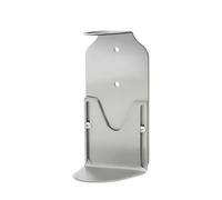 Soporte para dispensador de jabón de Montaje en Pared de Plata Satinada Kuishi, Soporte para Botellas de jabón de 250-500 ml, de Montaje en Pared, Resistente a la corrosión, Botellas no Incluidas