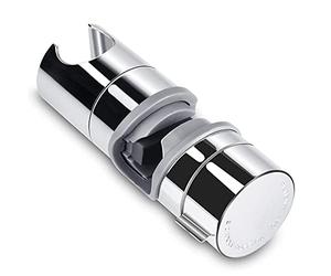 Soporte para ducha Aoleca 18-25mm ABS Cabezal de ducha de repuesto ajustable para cabezal Cursor Brazo de sujeción 360° Rotar Bracket PB4 para cuarto de baño, Cromo